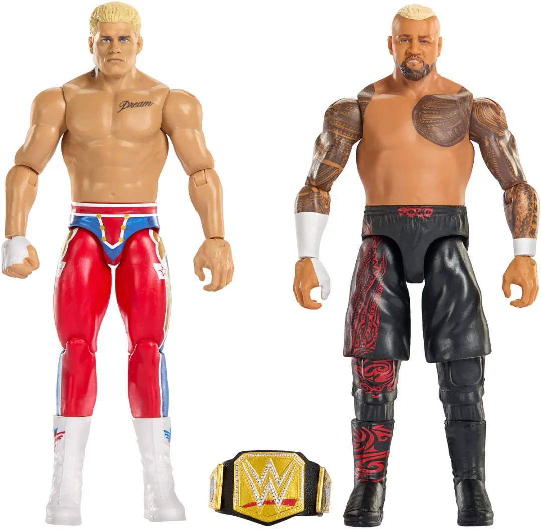 Mattel WWE Hoofdevenement Cody Rhodes vs Solo Sikoa JHJ54