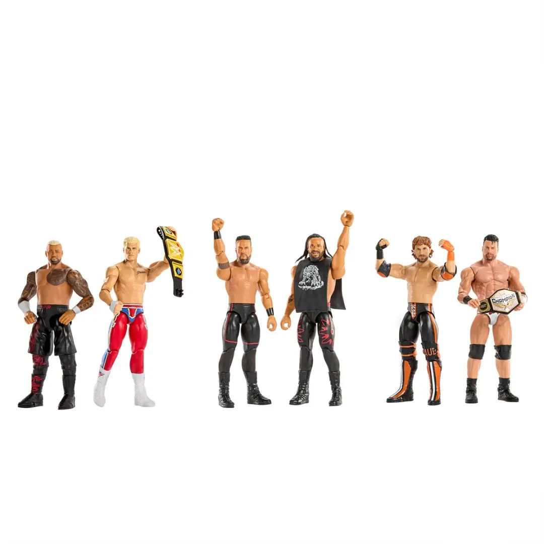 Mattel WWE Hoofdevenement Cody Rhodes vs Solo Sikoa JHJ54 - Meerkleurig