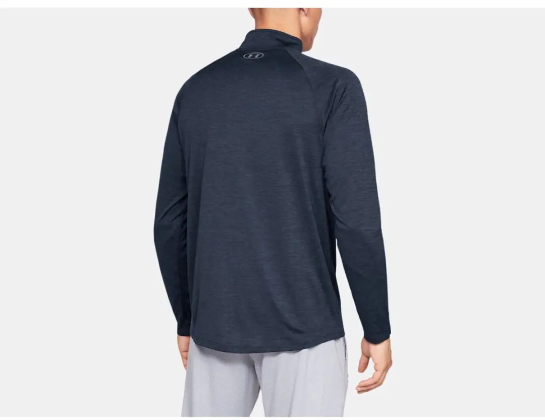 Under Armour Tech 2.0 1/2 Zip Heren - XS - Navy