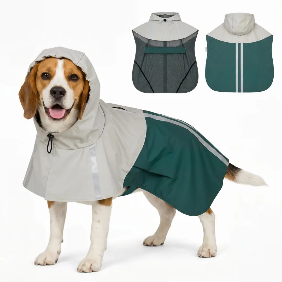 Pawhut Regenjas Kunstleder Honden