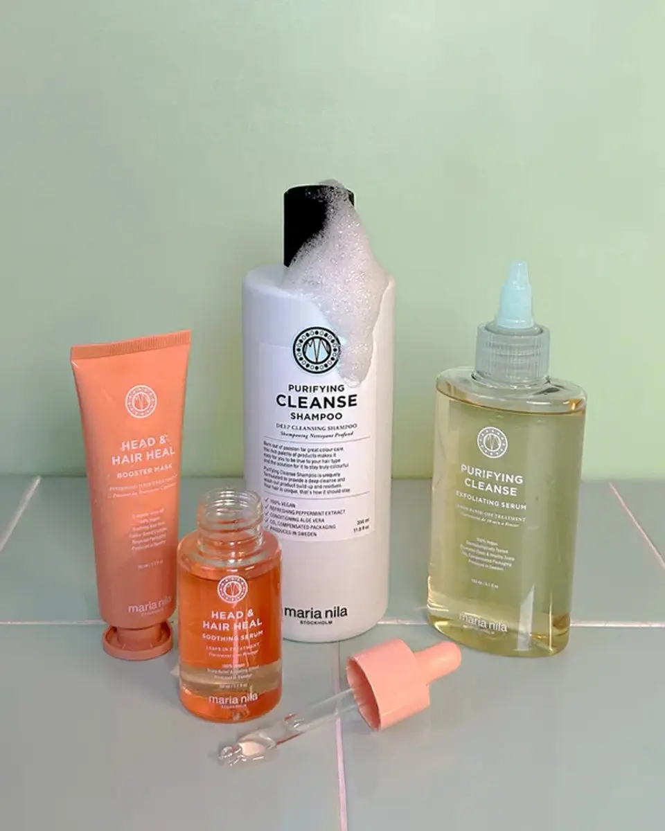 Maria Nila Deep Exfoliating Cleanse Set - 4 Stuks