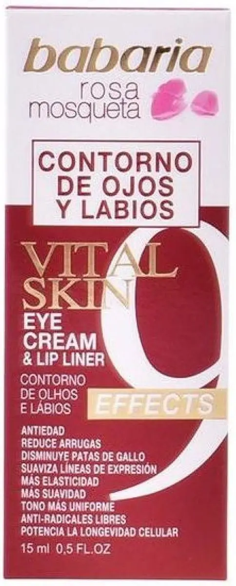 Babaria Anti-Aging Oog & Lipcrème 15ml