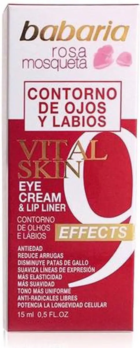Babaria Anti-Aging Oog & Lipcrème 15ml