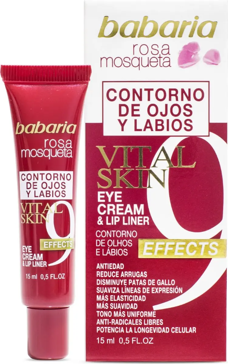Babaria Anti-Aging Oog & Lipcrème 15ml