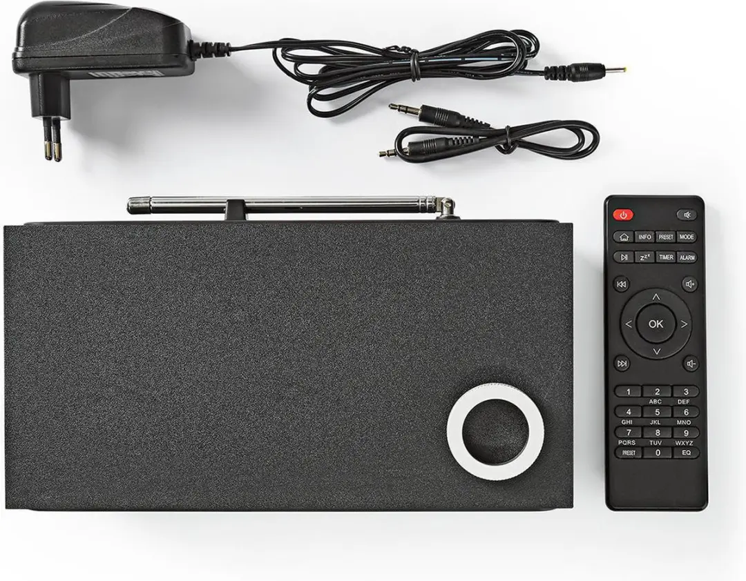 Nedis RDIN3000BK Internetradio - 6W - Zwart