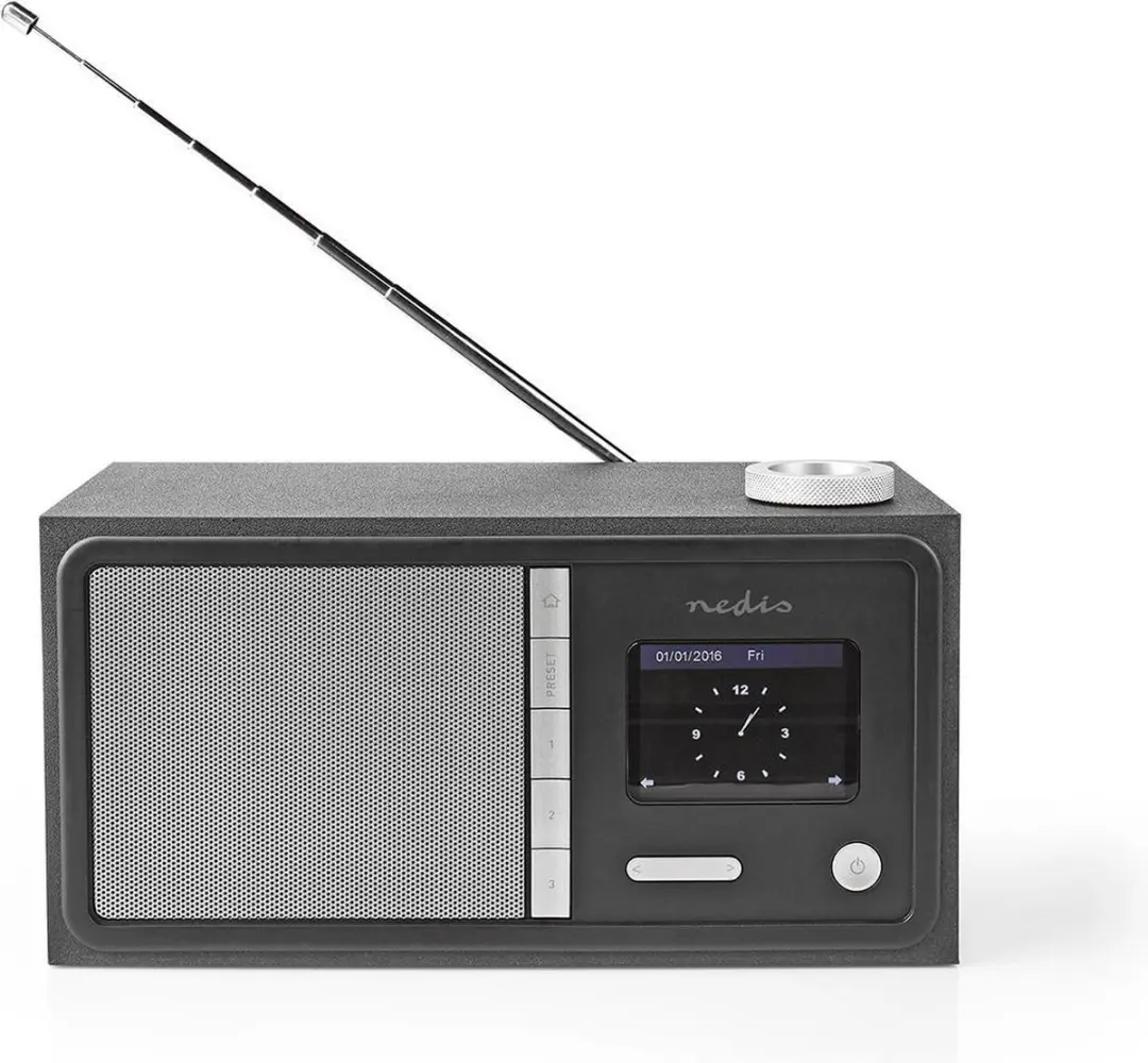 Nedis RDIN3000BK Internetradio - 6W - Zwart