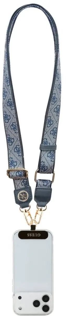 Guess Metalen Logo Sleutelkoord - Transparent - afbeelding 5 van 6