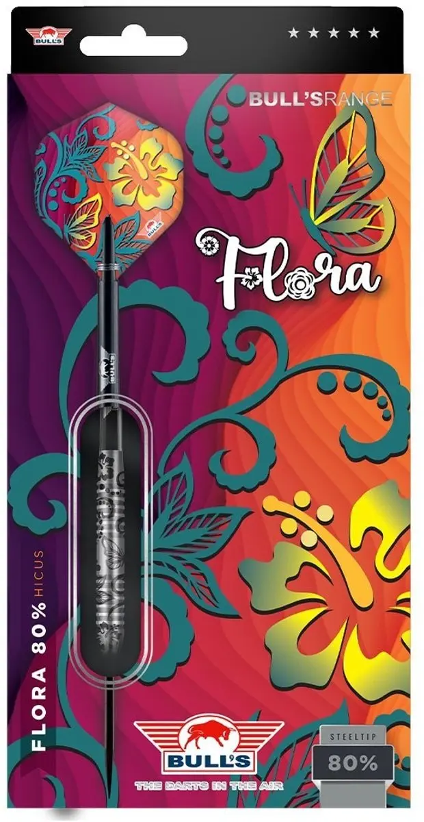 Bull's Flora Hicus Dartpijlen 28g - 3 Stuks - afbeelding 6 van 6