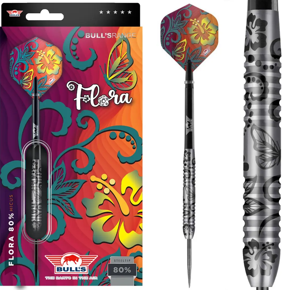 Bull's Flora Hicus Dartpijlen 28g - 3 Stuks