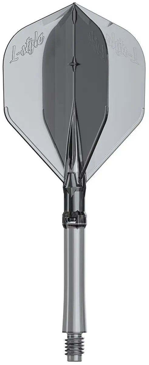 L-Style L1 LS1064 Dart Flights - 3 Stuks - Clear Black