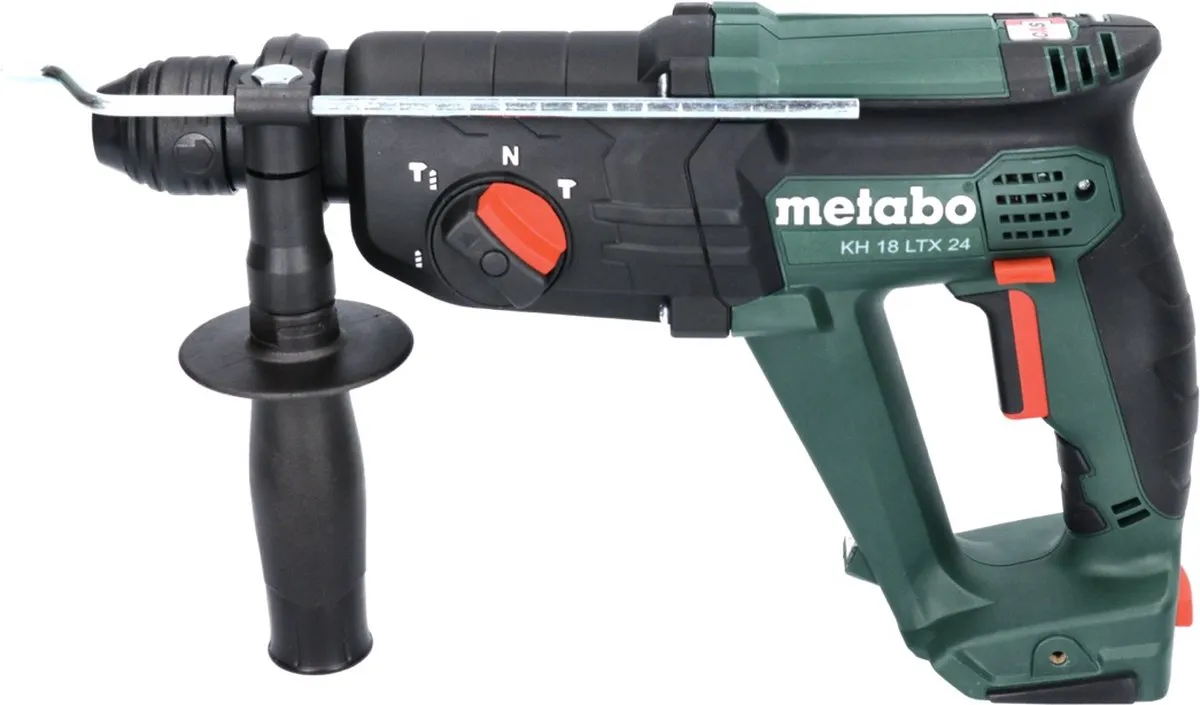Metabo KH 18 LTX 24 Accu Combihamer - 18V 2.1J SDS-plus - 4.0Ah - afbeelding 4 van 6