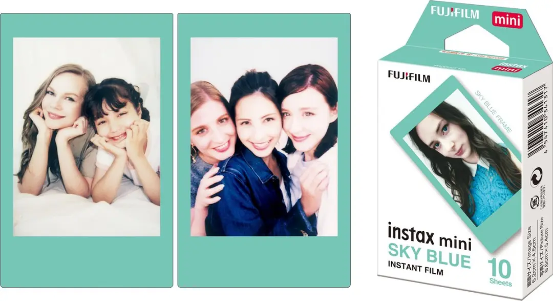 FUJIFILM instax Mini Film Blauw - 10 Stuks