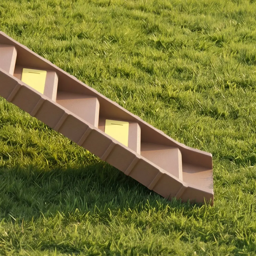 Pawhut Pet Ramp - 154x40x7,5cm - Bruin