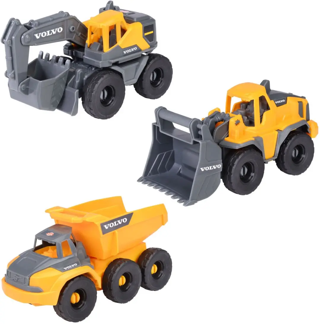Dickie Volvo Constructie Werkvoertuigen Speelset 203722015 - Multicolor
