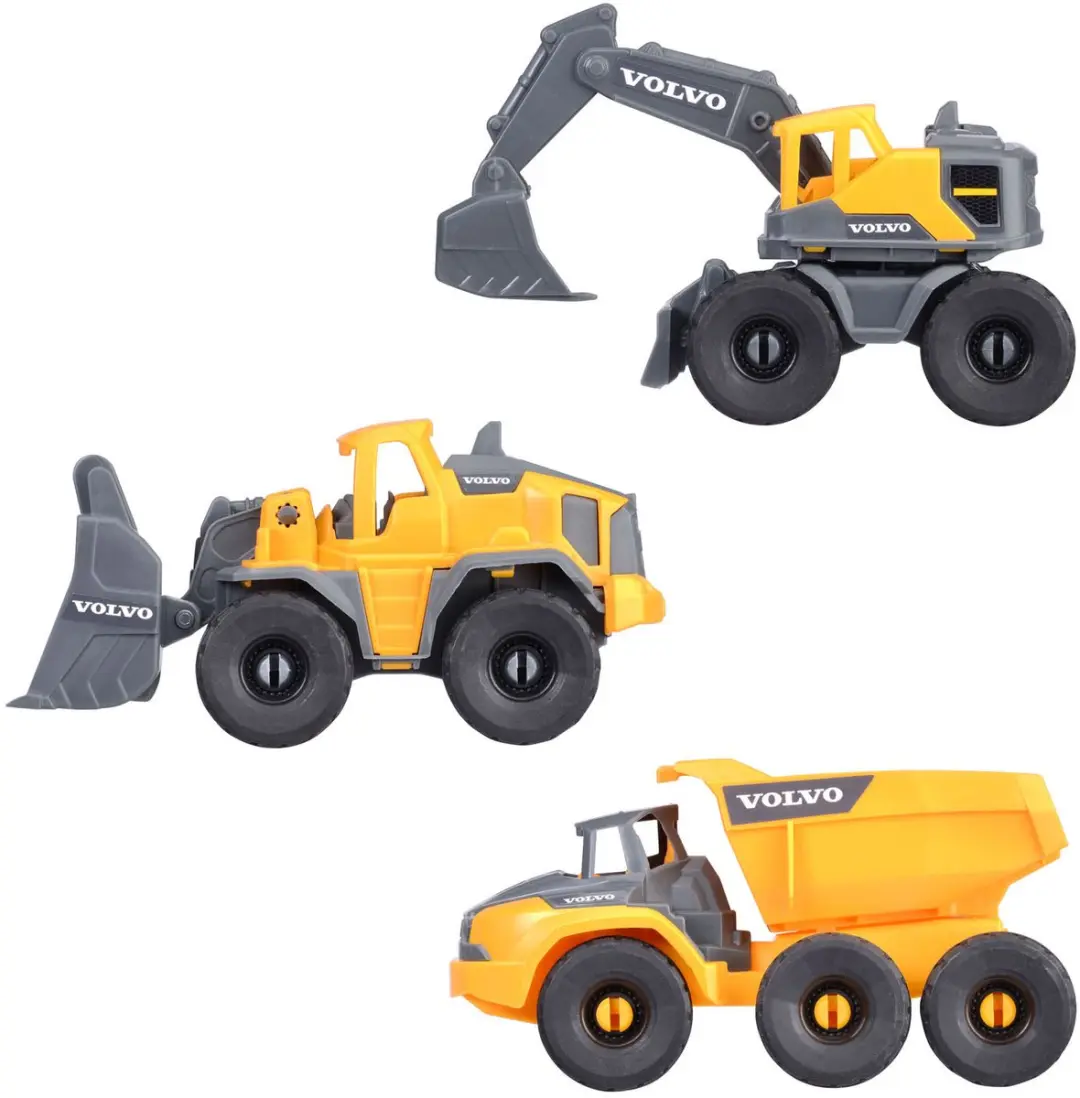 Dickie Volvo Constructie Werkvoertuigen Speelset 203722015 - Multicolor