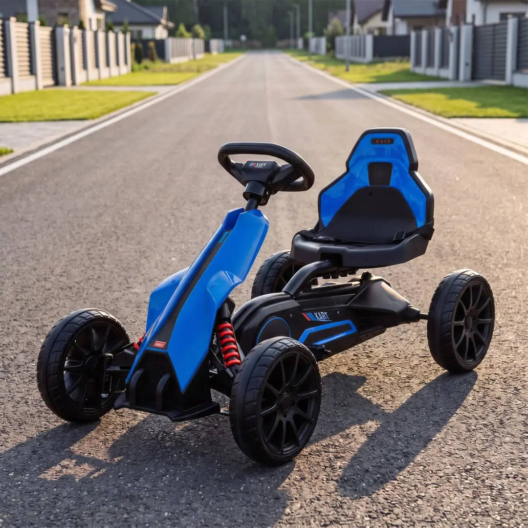 Homcom Electric Ride-on Kart Blauw
