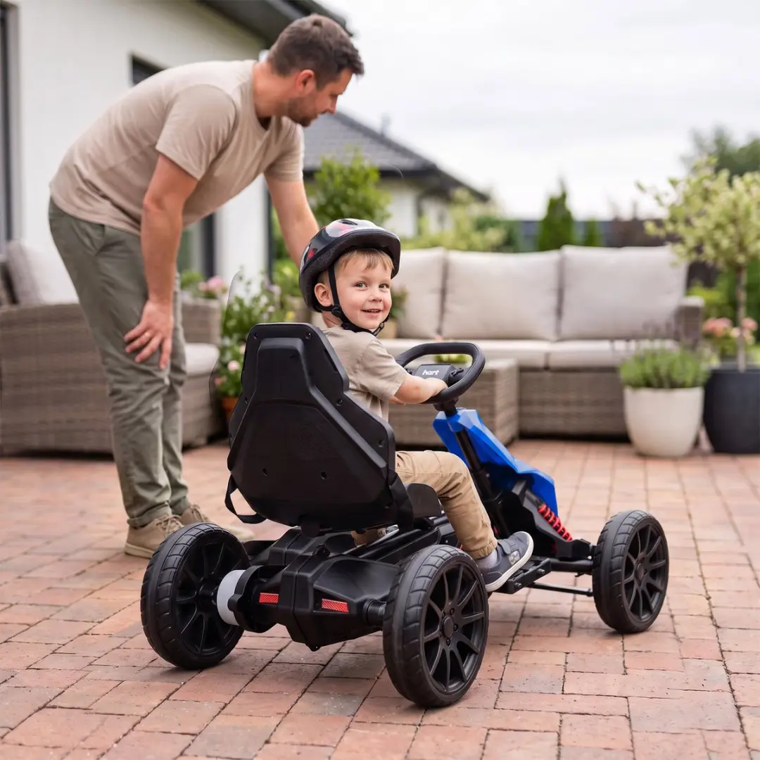 Homcom Electric Ride-on Kart Blauw