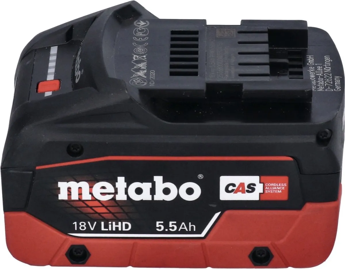 Metabo W 18 7-125 Accuslijper 125mm - 18V - 5,5Ah