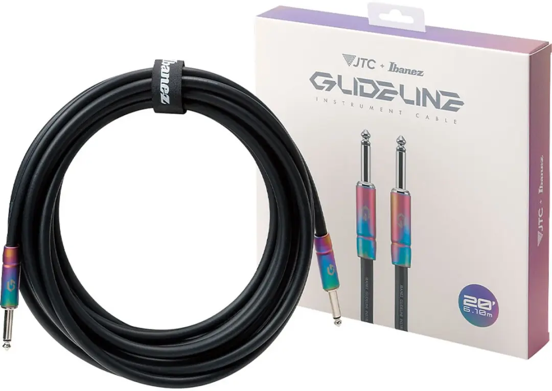 Ibanez GL20 Glideline Gitaarkabel 6m - Zwart