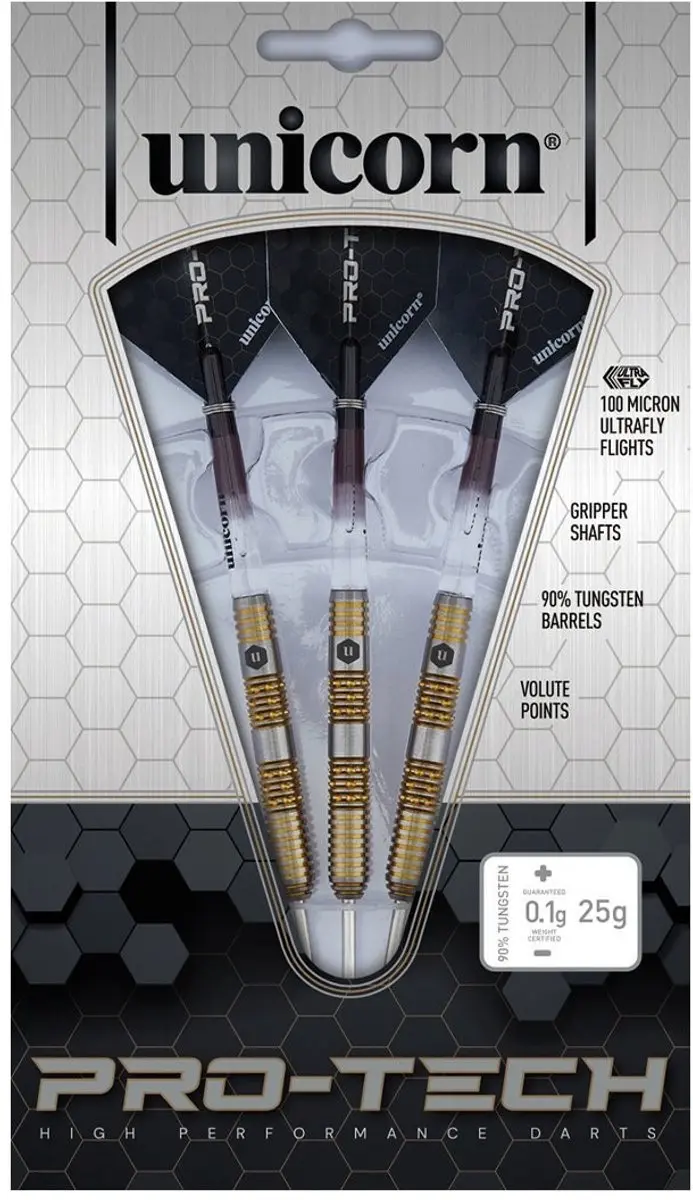 Unicorn Pro-Tech 6 Dartpijlen 27g - 3 Stuks