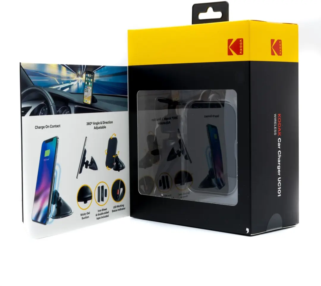 Kodak Autohouder met Inductieve Oplader - Magnetisch - Transparent