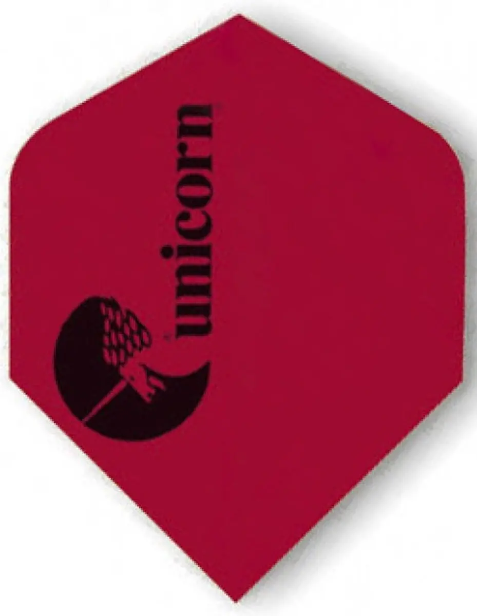 Unicorn Super Maestro 125 Dart Flights - 3 Stuks Rood