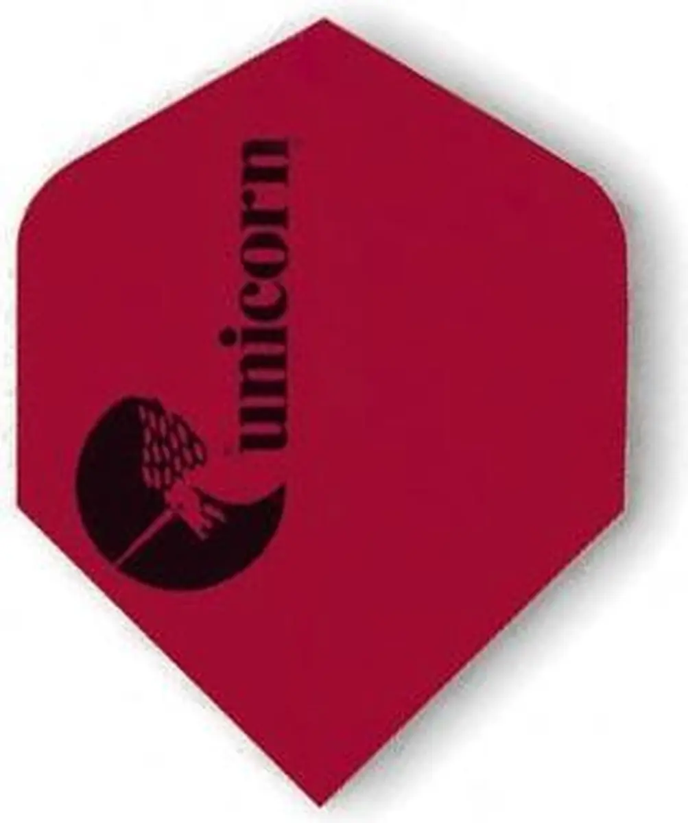 Unicorn Super Maestro 125 Dart Flights - 3 Stuks Rood