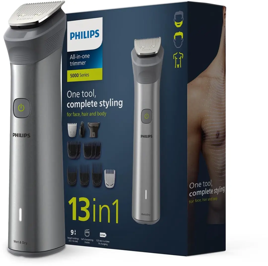 Philips MG5930/65 Multigroomer 13-in-1 - Grijs/Zilver