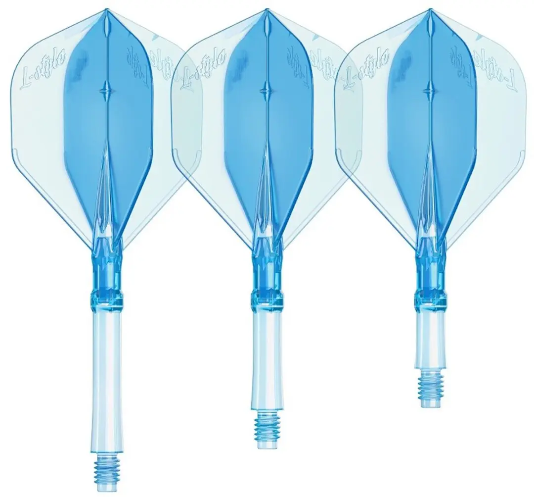 L-Style L1 Clear Blue Dart Flights