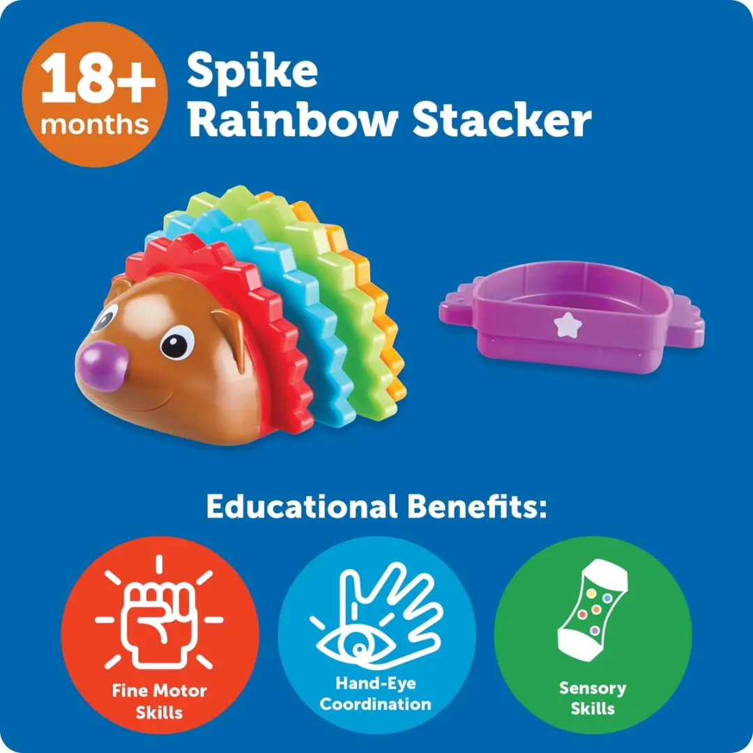 Learning Resources Spike Hedgehog Multikleur Stapelaar - 18+ maanden