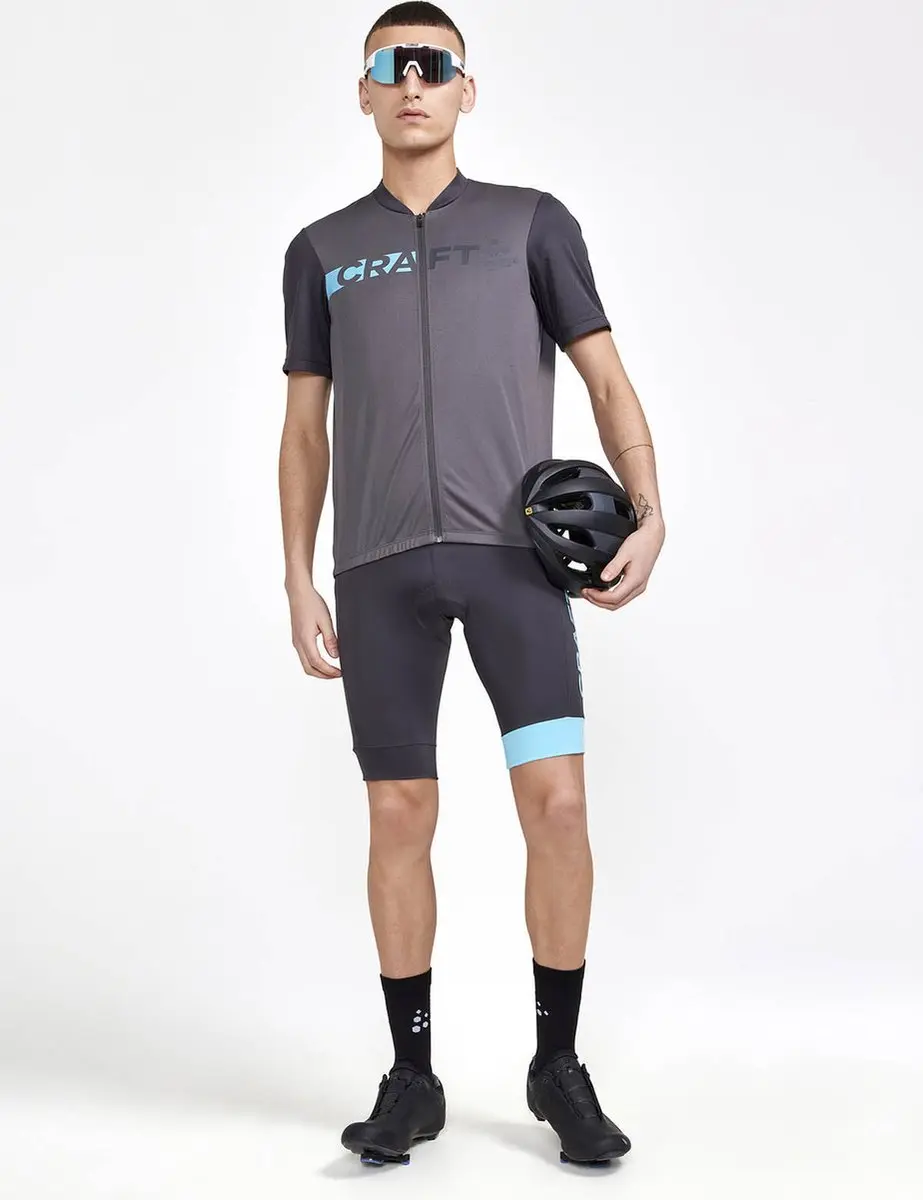 Craft Core Endur Logo Jersey M - Graniet Aquamarijn