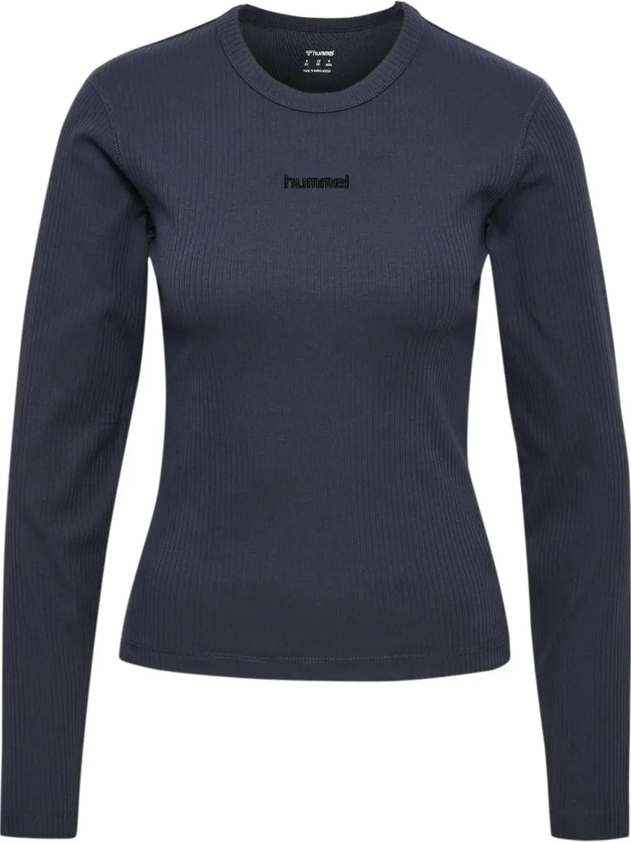 Hummel Foundation Dames-T-shirt Lange mouwen - M - Ebbenhout