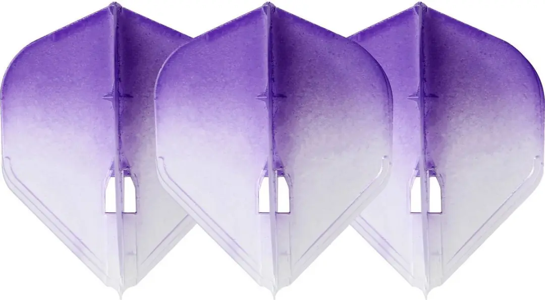 L-Style Champagne L3 Shape Dartvleugels - Paars - 3 Stuks