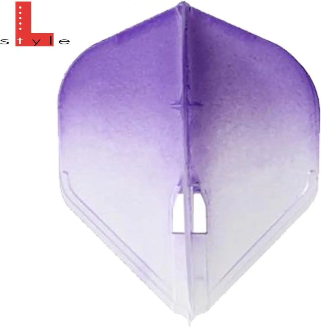 L-Style Champagne L3 Shape Dartvleugels - Paars - 3 Stuks