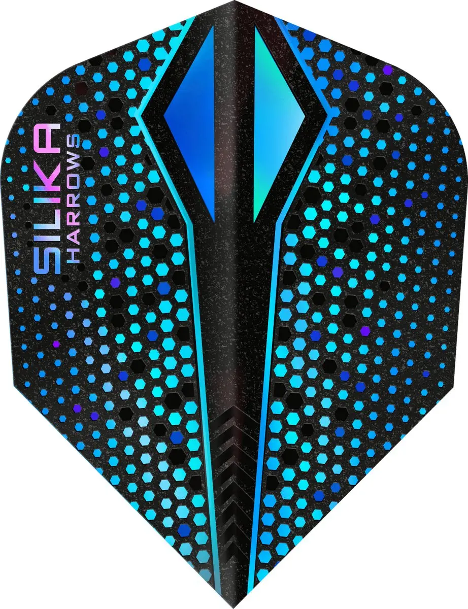 Harrows Silika X Color Shift Blauw/Zwart HF5139 Dartvleugels