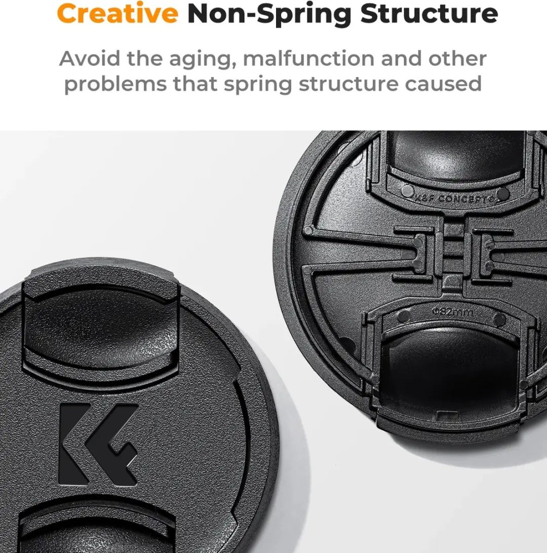 K&F Concept 52mm Lensdop - Zwart