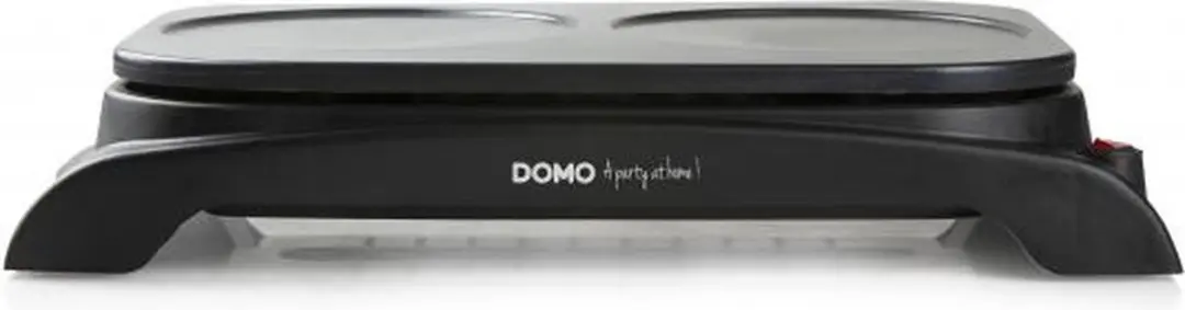 Domo DO8715P Dubbele Crêpemaker 1000W - Zwart
