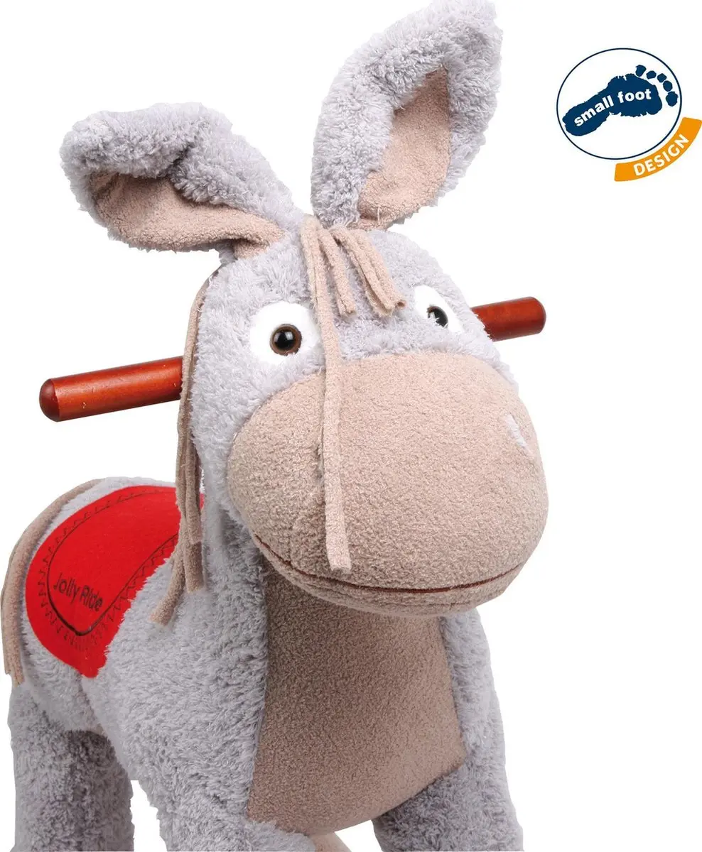 Small Foot Schommelezel - 68x30x62cm Grijs - afbeelding 2 van 3