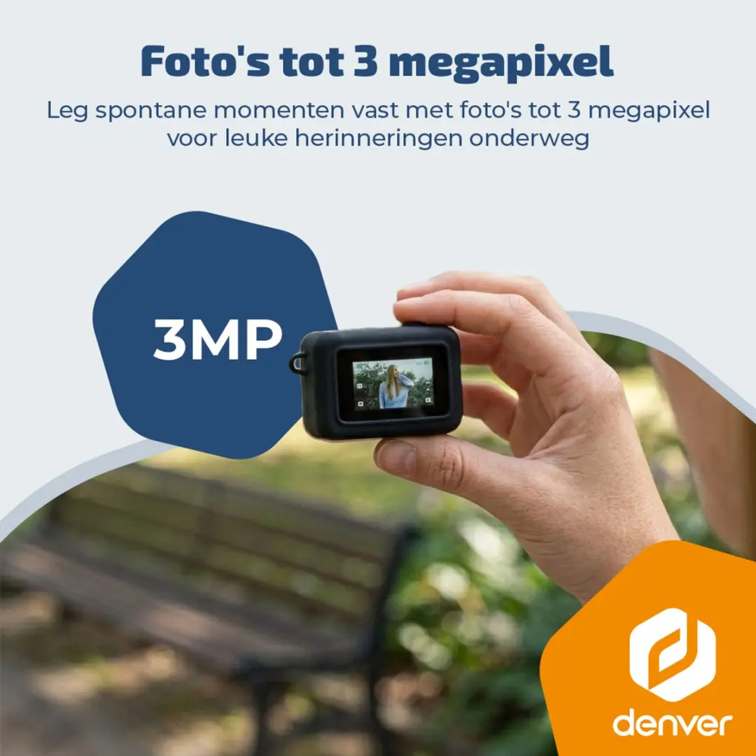 Denver DMC1003 Mini Camera - FullHD Foto 3MP - Zwart