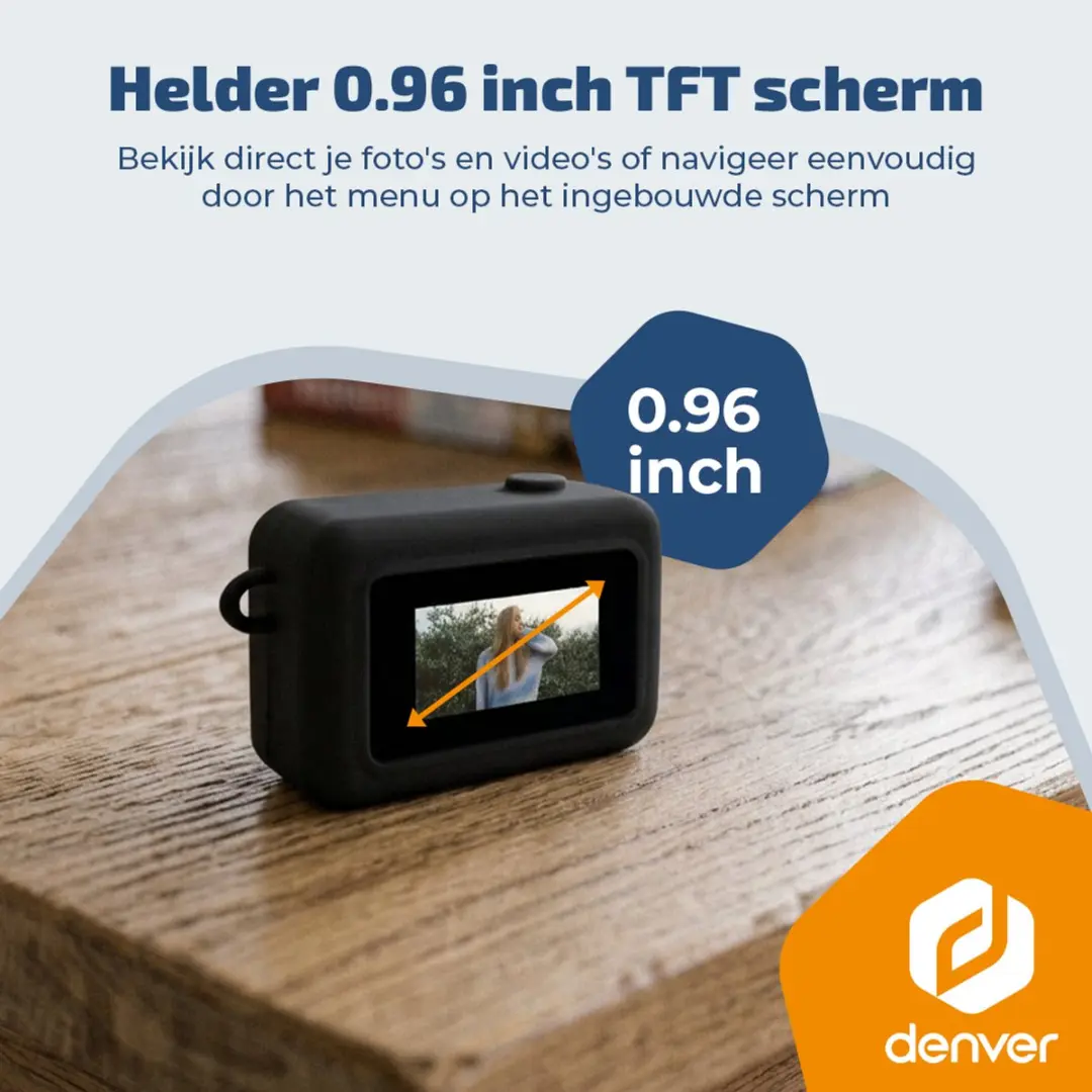 Denver DMC1003 Mini Camera - FullHD Foto 3MP - Zwart