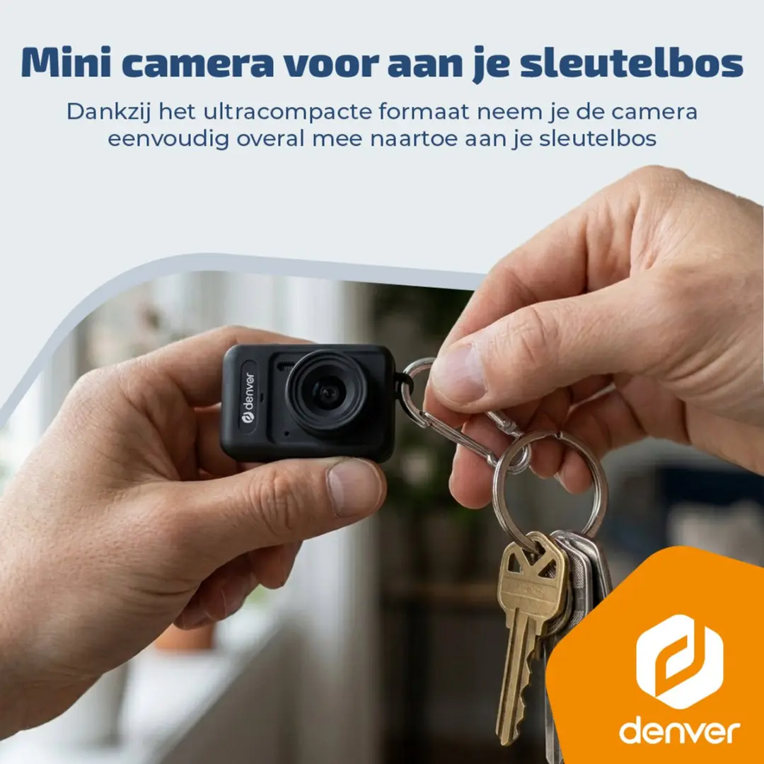 Denver DMC1003 Mini Camera - FullHD Foto 3MP - Zwart