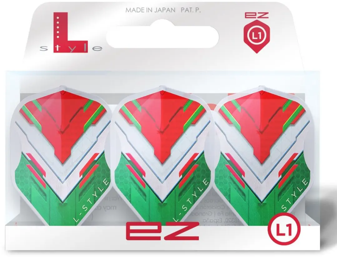 L-Style L1 EZ V-Series Dart Flights - 3 Stuks