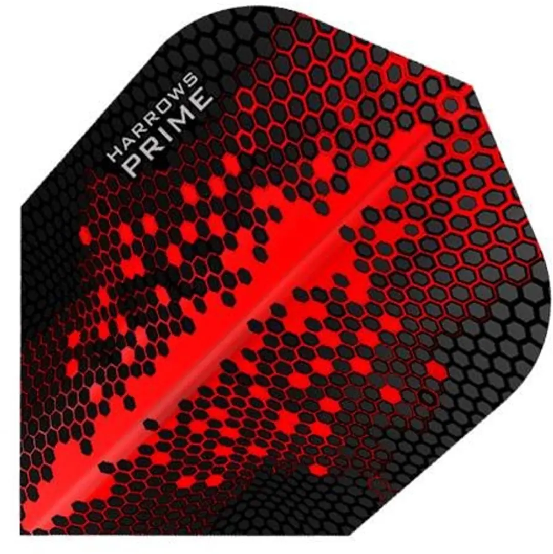 Harrows Prime Hex Red Dart Flights HF7511