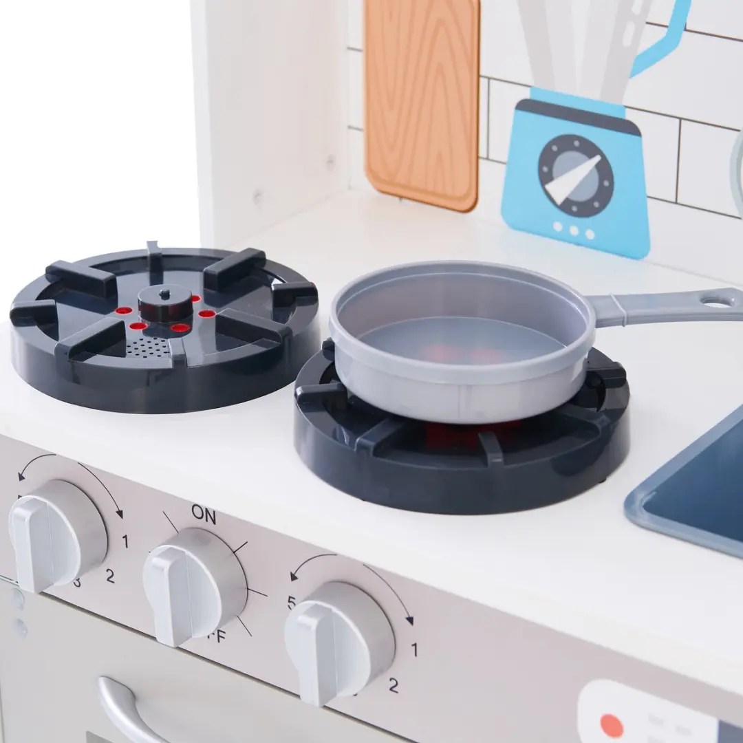 Teamson Kids Klassieke Houten Speelkeuken Grijs