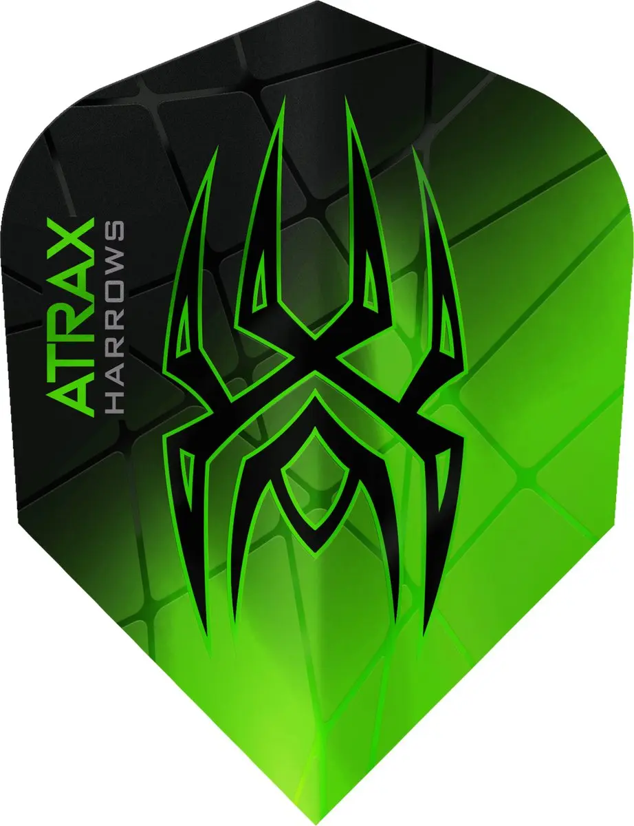 Harrows Atrax Green NO6 Dart Flights HF3601