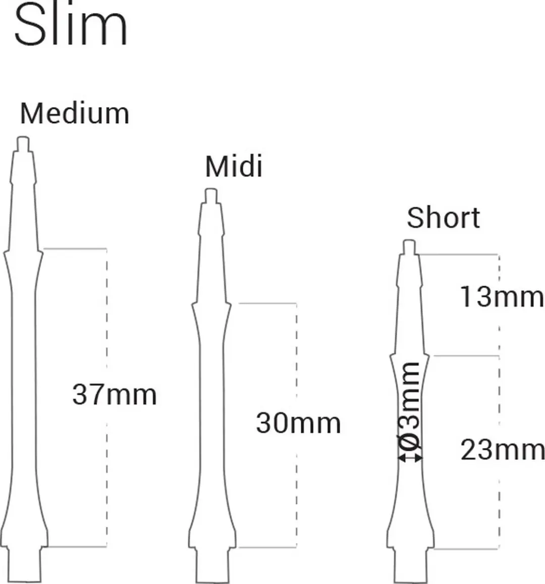 Harrows Clic System SC3004 Dart Shafts