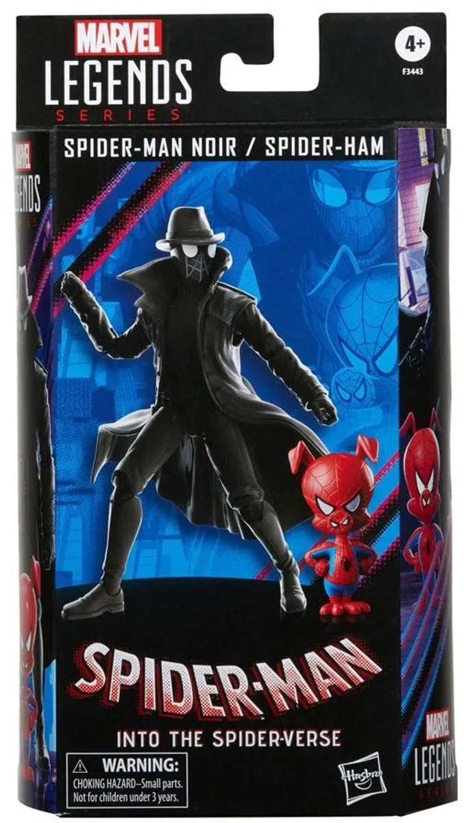 Hasbro Spider-Man Noir & Spider-Ham Marvel Legends 2-Pack - 15cm - Multi - afbeelding 4 van 6