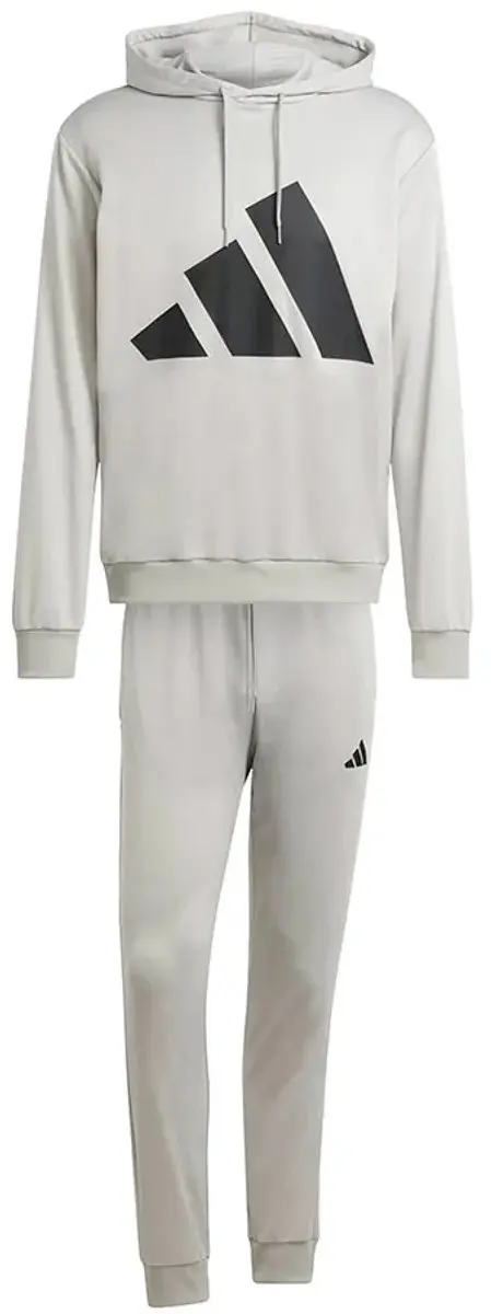 Adidas Big Logo French Terry Trainingspak - Grijs M