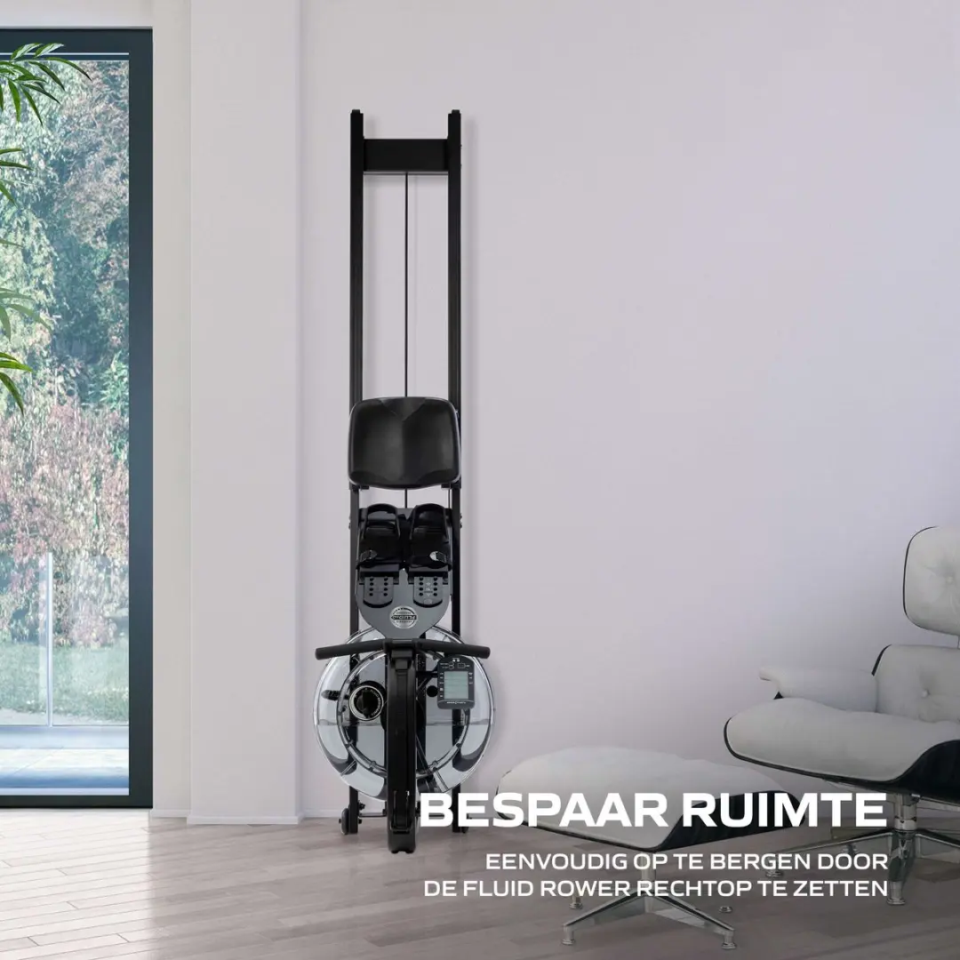 Fluid Neon Plus Roeitrainer - Waterweerstand - Zwart