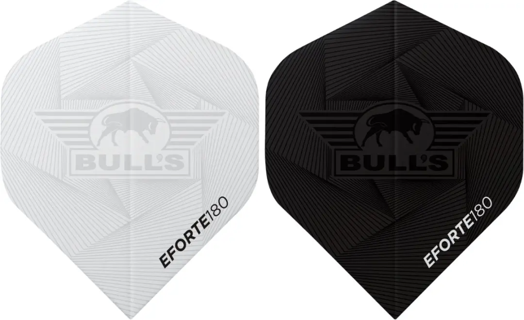 Bull's Eforte 180 Std. Dart Flights - Zwart